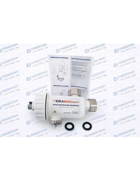 Defangatore Magnetico Idramag Mini Bianco Verticale (o Orizzontale)