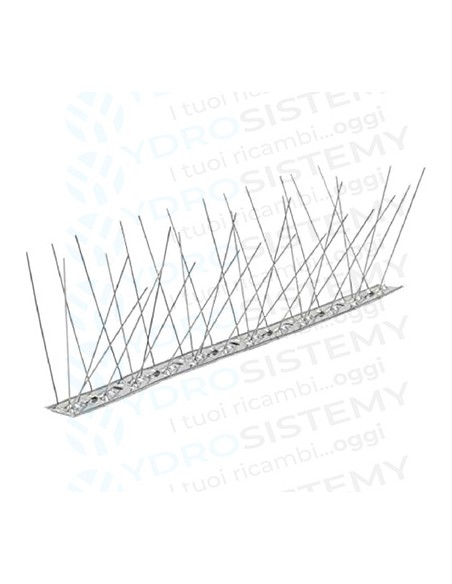 Dissuasore a Spuntoni per Volatili  con base Inox cm.100