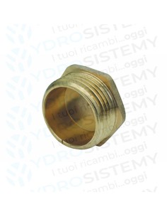Tappo Ottone Maschio 3/4