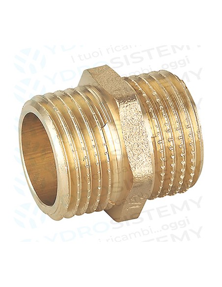 Niples Ottone Maschio/Maschio 3/4"