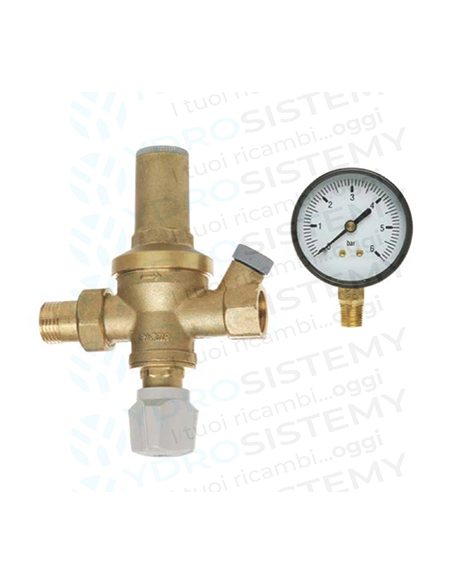 Gruppo di Riempimento Icma Da 1/2" PN 10 Con Manometro 3/8