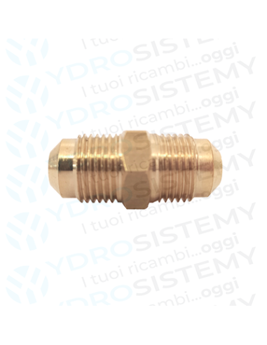 Niples Ottone per Raccordi Condizionamento 3/8" x 3/8" Maschio Filettato