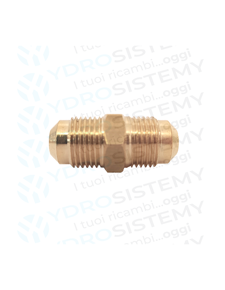 Niples Ottone per Raccordi Condizionamento 3/8" x 3/8" Maschio Filettato
