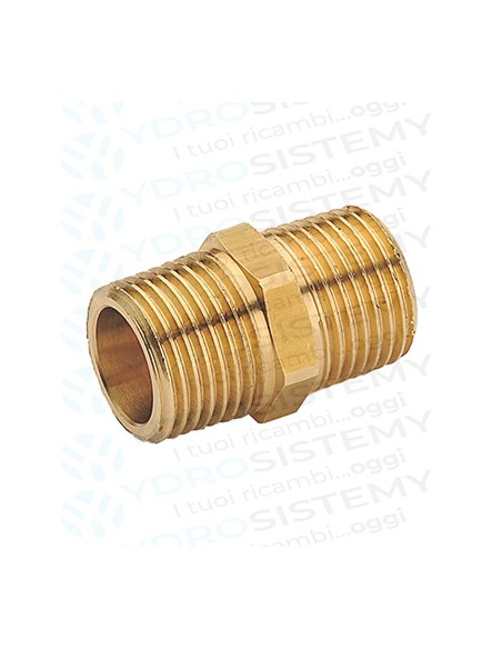 Niples Ottone per Raccordi Maschio/Maschio 1/2"
