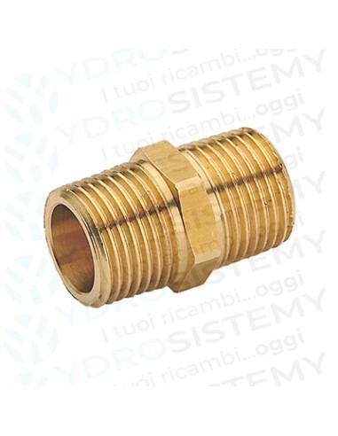 Niples Ottone per Raccordi  Maschio/Maschio 1/2"