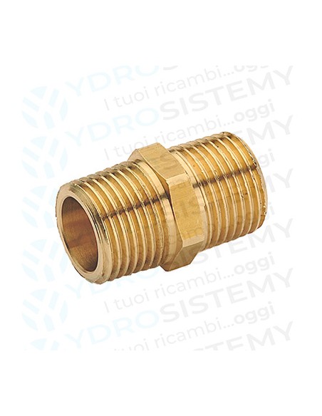 Niples Ottone per Raccordi  Maschio/Maschio 1/2"