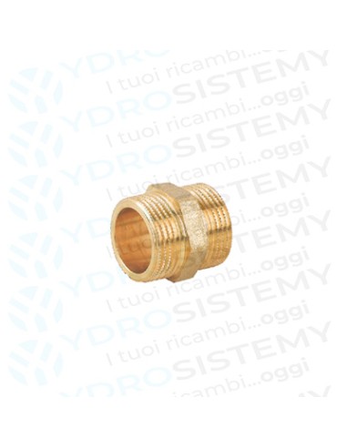 Niples Ottone  Maschio/Maschio 3/8"