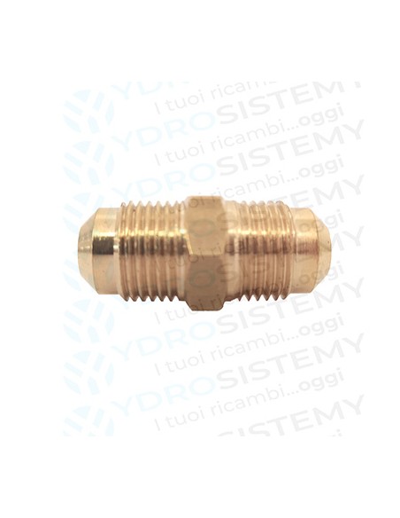 Niples Ottone per Tubo Rame Ø 1/4" X 1/4"