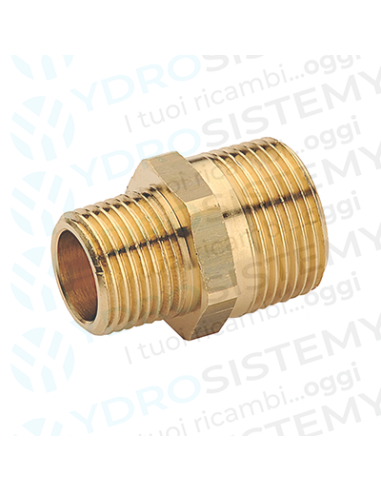 Niples Ottone Ridotto per Raccordi  Maschio/Maschio 3/4" x 1/2"