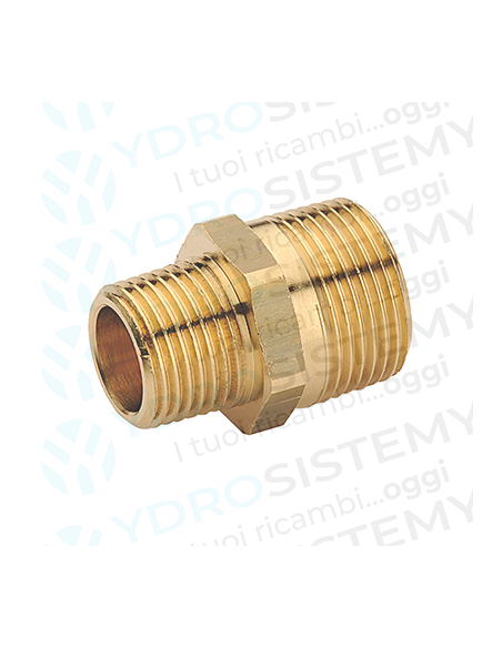 Niples Ottone Ridotto per Raccordi  Maschio/Maschio 3/4" x 1/2"