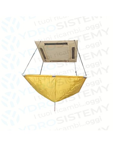 Cappottina Impermeabile - Sacchetto per la pulizia\lavaggio dei condizionatori a soffitto/cassette L-120 - Telo sacco lavaggio