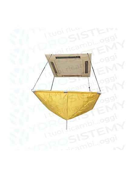 Cappottina Impermeabile - Sacchetto per la pulizia\lavaggio dei condizionatori a soffitto/cassette L-120 - Telo sacco lavaggio