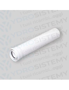 Prolunga per Coassiale Linea Condensazione Plastica Plastica 1 mt - 60/100