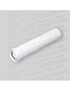 Prolunga per Coassiale Linea Condensazione Plastica Plastica cm 50 - 60/100
