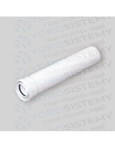 Prolunga per Coassiale Linea Condensazione Plastica Plastica cm 50 - 60/100