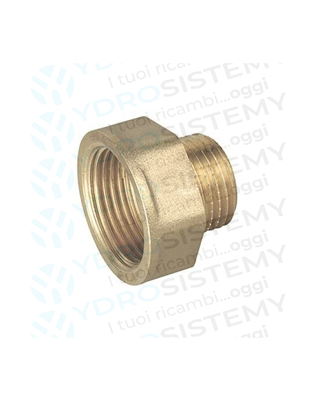Prolunga Ottone Ridotta per Raccordi Maschio/Femmina 3/4" x 1/2"