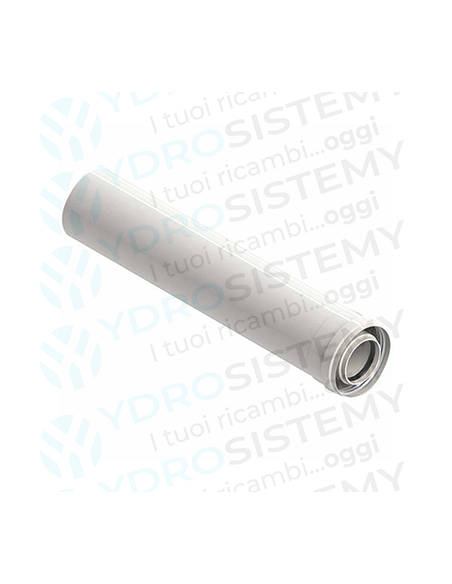 Prolunga per Coassiale Linea Condensazione Plastica Plastica cm 25 - 60/100