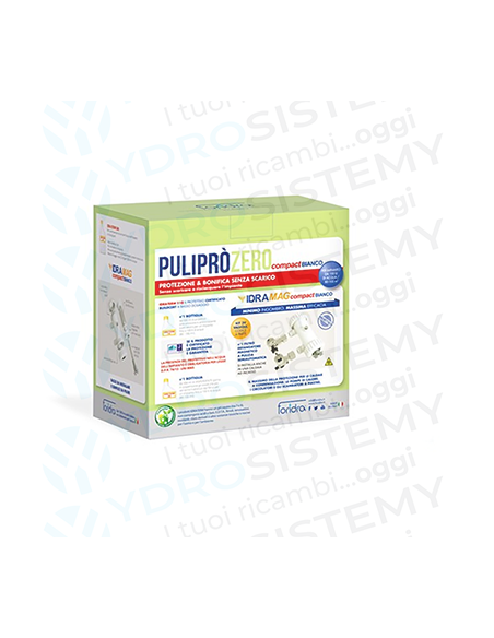 Puliprò Zero Compact BiancoPer Impianti Fino a 100 litri d'acqua