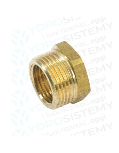 Riduzione Ottone Maschio/Femmina 1/2" x 3/8"