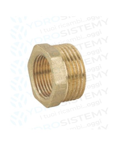 Riduzione Ottone per Raccordi Condizionamento Maschio/Femmina 3/4 x 1/2