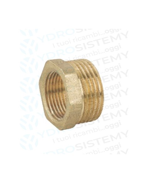 Riduzione Ottone per Raccordi Condizionamento Maschio/Femmina 3/4 x 1/2