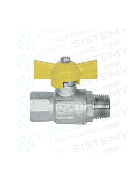 Rubinetto Gas Dritto Maschio/Femmina 1/2