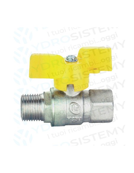 Rubinetto Gas Dritto Maschio/Femmina 3/4"