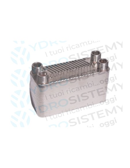 Scambiatore 40 Piastre Con Attacchi Da 3/4