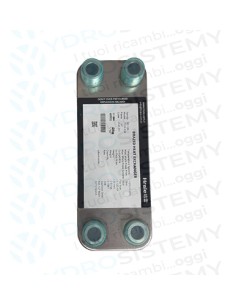 Scambiatore Secondario Sanitario 12 Piastre Innesto Corto Vedi Cod: VARSCM000446