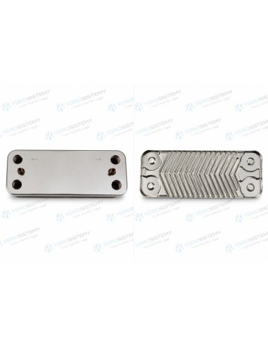 Scambiatore Secondario Sanitario 12 Piastre Interasse 14,3 cm