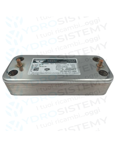 Scambiatore Secondario Sanitario 12 Piastre Interasse 14,8 cm Vedi Cod: 006859004, 995945, BI1001101, BI1181122