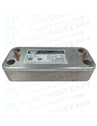 Scambiatore Secondario Sanitario 12 Piastre Interasse 14,8 cm Vedi Cod: 006859004, 995945, BI1001101, BI1181122