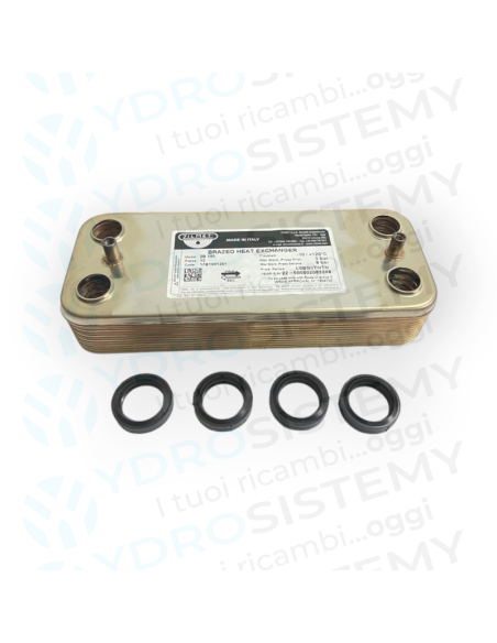 Scambiatore Secondario Sanitario 12 Piastre Interasse 15 cm  Vedi Cod: 4364200, 20223517