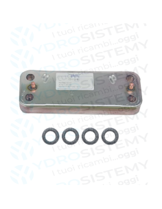 Scambiatore Secondario Sanitario 12 Piastre Interasse 16,6 cm Vedi Cod: 0020118595,  SWESCM037012, SWE4