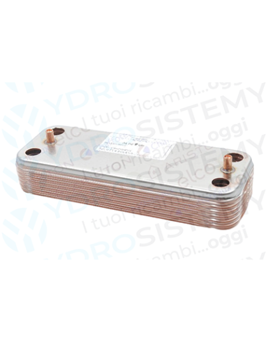 Scambiatore Secondario Sanitario 12 Piastre Interasse 16,7cm Vedi Cod: 398D4780, 711612800, 008359013, RHO07