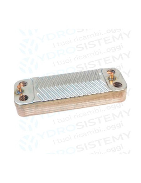 Scambiatore Secondario Sanitario 12 Piastre Interasse 17,3 cm