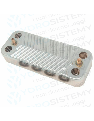 Scambiatore Secondario Sanitario 14 Piastre Interasse 15,5 cm