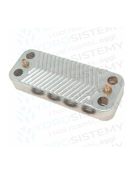 Scambiatore Secondario Sanitario 14 Piastre Interasse 15,5 cm