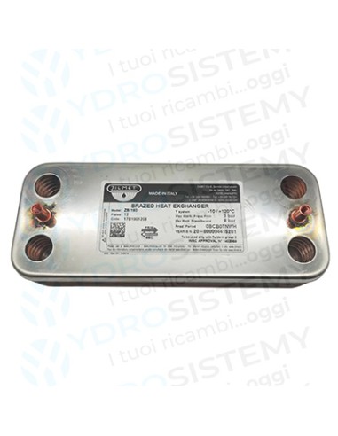 Scambiatore Secondario Sanitario 14 Piastre Interasse 17,3 cm  Vedi Cod: 87054062870, S1016600, Z304566230