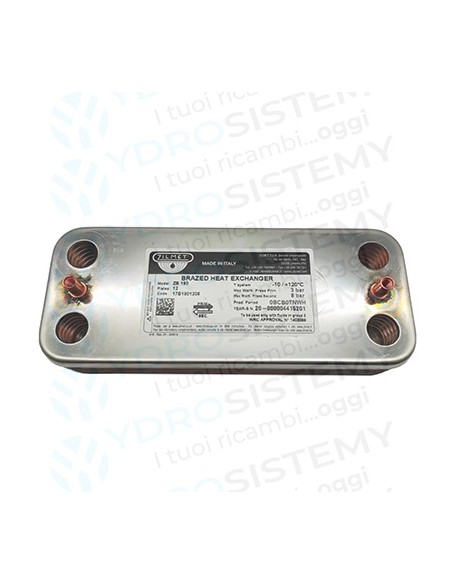 Scambiatore Secondario Sanitario 14 Piastre Interasse 17,3 cm  Vedi Cod: 87054062870, S1016600, Z304566230