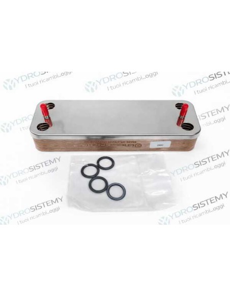 Scambiatore Secondario Sanitario 16 Piastre Interasse 16,6 cm + OR Vedi Cod: 39829110