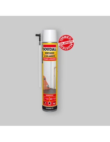 Schiuma Poliuretanica Manuale ml.750 Soudal