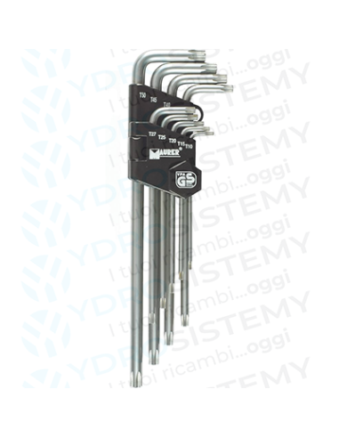 Serie Chiavi Torx Lunghe T10-T50 pz.9