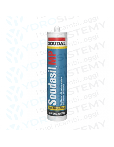 Silicone Acetico Bianco 280 ml Suoudal
