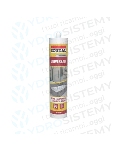 Silicone Acetico Trasparente 280 ml  Soudal