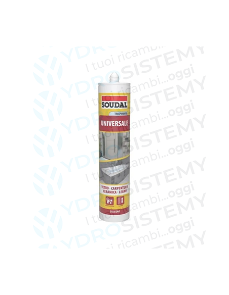 Silicone Acetico Trasparente 280 ml  Soudal