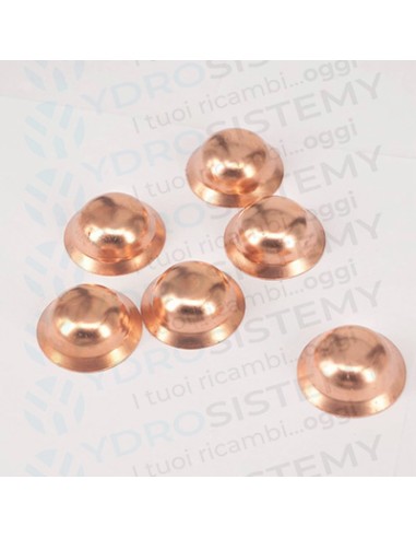 Tappo di Chiusura in Rame per Dado Condizionamento 1/4"