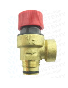 Valvola Di Sicurezza 3 Bar in ottone a innesto con O-Ring + femmina 1/2    Vedi Cod: S1067400, 0020018367, BI1131100, S15560000