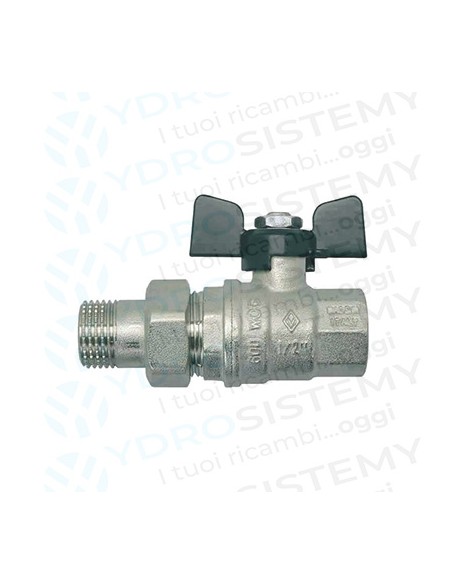 Valvola Acqua con Bocchettone 1/2" a farfalla
