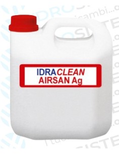 Detergente per Sistemi di Aria Condizionata, Split e Fancoil. IDRACLEAN AirSan Ag Fustino / Tanica da 5 Kg